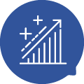 Growth - Accent Blue Chat Bubble