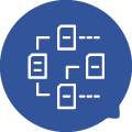 Workflow - Accent Blue Chat Bubble